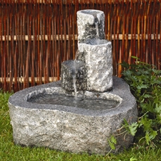 Terrassenbrunnen Typ A, Granit dunkelgrau